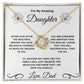 For My Amazing Daughter - Love Knot Necklace