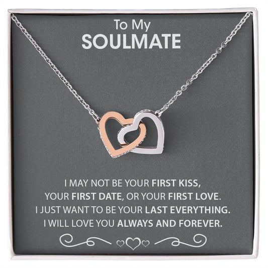 My Soulmate | You complete me - Interlocking Hearts Necklace