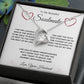 To My Beautiful Soulmate Forever Love Heart Necklace